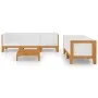 Juego muebles de jardín y cojines 6 pzas madera maciza acacia de vidaXL, Conjuntos de jardín - Ref: Foro24-3058118, Precio: 6...