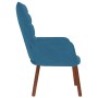 Sillón de relax de terciopelo azul by , Armchairs - Ref: Foro24-4016820, Price: 103,39 €, Discount: %