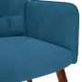 Sillón de relax de terciopelo azul by , Armchairs - Ref: Foro24-4016820, Price: 103,39 €, Discount: %