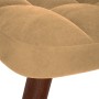 Sillón de relax con reposapiés terciopelo marrón by , Armchairs - Ref: Foro24-4016829, Price: 131,91 €, Discount: %