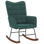Silla mecedora de terciopelo verde oscuro von , Schaukelstühle - Ref: Foro24-4016834, Preis: 116,41 €, Rabatt: %