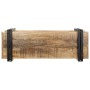 Estante de pared madera maciza de mango 90x33x45 cm by , CD and DVD storage - Ref: Foro24-4017485, Price: 110,92 €, Discount: %