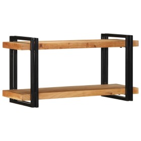 Estante de pared madera maciza de acacia 90x33x45 cm von , CD- und DVD-Speicher - Ref: Foro24-4017487, Preis: 83,42 €, Rabatt: %