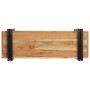 Estante de pared madera maciza de acacia 90x33x45 cm de , Almacenamiento para CD y DVD - Ref: Foro24-4017487, Precio: 83,42 €...