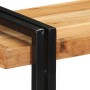 Estante de pared madera maciza de acacia 90x33x45 cm de , Almacenamiento para CD y DVD - Ref: Foro24-4017487, Precio: 83,42 €...