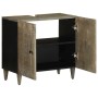 Armario de lavabo para baño madera maciza de mango 62x33x58 cm von , Badezimmermöbel - Ref: Foro24-4017811, Preis: 114,39 €, ...