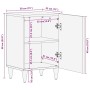 Mueble de baño madera maciza de mango 38x33x58 cm von , Badezimmermöbel - Ref: Foro24-4017813, Preis: 72,55 €, Rabatt: %