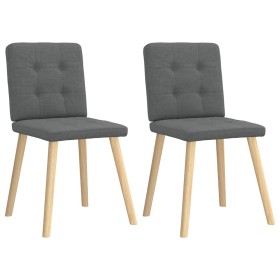 Sillas de comedor 2 unidades tela gris oscuro von , Essstühle - Ref: Foro24-4101069, Preis: 79,09 €, Rabatt: %
