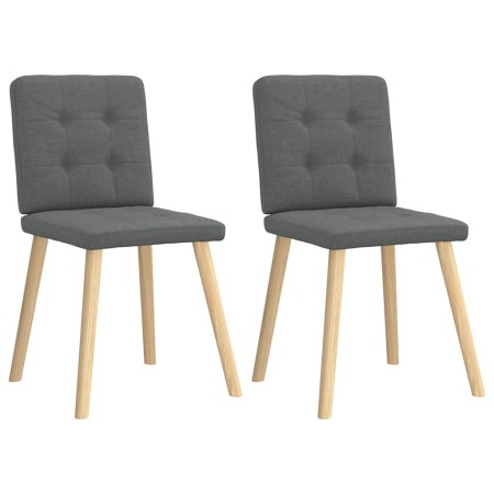 Sillas de comedor 2 unidades tela gris oscuro von , Essstühle - Ref: Foro24-4101069, Preis: 79,09 €, Rabatt: %