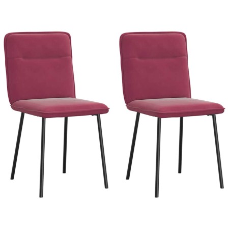 Sillas de comedor 2 unidades terciopelo rojo tinto von , Essstühle - Ref: Foro24-4101214, Preis: 87,02 €, Rabatt: %