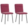 Sillas de comedor 2 unidades terciopelo rojo tinto von , Essstühle - Ref: Foro24-4101214, Preis: 87,02 €, Rabatt: %