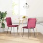 Sillas de comedor 2 unidades terciopelo rojo tinto von , Essstühle - Ref: Foro24-4101214, Preis: 87,02 €, Rabatt: %
