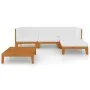 Garden furniture and cushions set 5 pieces solid acacia wood by vidaXL, Garden sets - Ref: Foro24-3058108, Price: 536,20 €, D...
