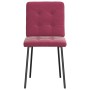 Sillas de comedor 2 unidades terciopelo rojo tinto by , dining chairs - Ref: Foro24-4101062, Price: 83,20 €, Discount: %