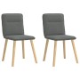 Sillas de comedor 2 unidades tela gris oscuro von , Essstühle - Ref: Foro24-4101221, Preis: 106,21 €, Rabatt: %