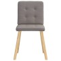 Sillas de comedor 2 unidades tela gris taupé by , dining chairs - Ref: Foro24-4101074, Price: 79,09 €, Discount: %