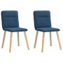 Sillas de comedor 2 unidades tela azul von , Essstühle - Ref: Foro24-4101228, Preis: 105,94 €, Rabatt: %