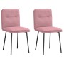 Sillas de comedor 2 unidades terciopelo rosa von , Essstühle - Ref: Foro24-4101313, Preis: 88,87 €, Rabatt: %