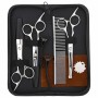 Set de tijeras de peluquería canina 7 piezas acero inoxidable von , Haarschneidemaschinen für Haustiere - Ref: Foro24-4101330...