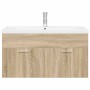 Mueble de baño con lavabo integrado roble Sonoma von , Badezimmermöbel - Ref: Foro24-3325016, Preis: 293,27 €, Rabatt: %