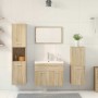Juego de muebles de baño 5 pzas madera ingeniería roble Sonoma von , Badezimmermöbel - Ref: Foro24-3325021, Preis: 290,88 €, ...