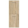 Juego de muebles de baño 5 pzas madera ingeniería roble Sonoma von , Badezimmermöbel - Ref: Foro24-3325021, Preis: 290,88 €, ...