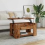 Mesa de centro madera de ingeniería madera antigua 79x49x41 cm by , Coffee table - Ref: Foro24-856928, Price: 94,77 €, Discou...