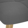 Sillón de relax con taburete tela gris oscuro de , Sillones - Ref: Foro24-4016779, Precio: 127,26 €, Descuento: %