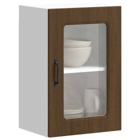 Armario pared cocina puerta de cristal Kalmar roble marrón von , Küchenschränke - Ref: Foro24-853534, Preis: 58,82 €, Rabatt: %