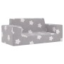 Sofá infantil de 2 plazas gris claro con estrellas felpa suave von , Baby- und Kleinkindmöbel - Ref: Foro24-4104778, Preis: 4...