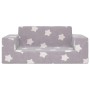 Sofá infantil de 2 plazas gris claro con estrellas felpa suave von , Baby- und Kleinkindmöbel - Ref: Foro24-4104778, Preis: 4...
