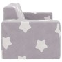 Sofá infantil de 2 plazas gris claro con estrellas felpa suave von , Baby- und Kleinkindmöbel - Ref: Foro24-4104778, Preis: 4...