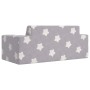 Sofá infantil de 2 plazas gris claro con estrellas felpa suave von , Baby- und Kleinkindmöbel - Ref: Foro24-4104778, Preis: 4...