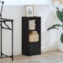 Librería de madera contrachapada roble negro 31x24x77 cm by , Bookcases and shelves - Ref: Foro24-860329, Price: 39,48 €, Dis...