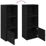 Librería de madera contrachapada roble negro 31x24x77 cm by , Bookcases and shelves - Ref: Foro24-860329, Price: 39,48 €, Dis...