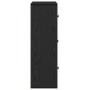 Librería de madera contrachapada roble negro 60x24x76,5 cm by , Bookcases and shelves - Ref: Foro24-860383, Price: 66,76 €, D...