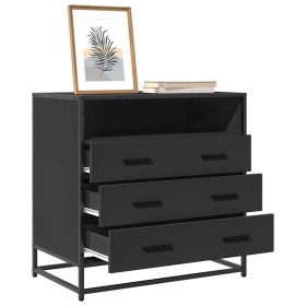 Cajonera de madera contrachapada negro 70x41x70 cm von , Schubladen - Ref: Foro24-849084, Preis: 117,65 €, Rabatt: %