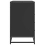 Cajonera de madera contrachapada negro 70x41x70 cm de , Cajoneras - Ref: Foro24-849084, Precio: 117,53 €, Descuento: %