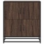 Aparador madera ingeniería roble marrón 68x35x76 cm by , Sideboards - Ref: Foro24-848993, Price: 83,41 €, Discount: %