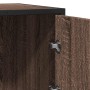 Aparador madera ingeniería roble marrón 68x35x76 cm by , Sideboards - Ref: Foro24-848993, Price: 83,41 €, Discount: %
