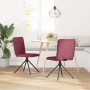 Sillas de comedor 2 unidades tela rojo tinto by , dining chairs - Ref: Foro24-4101235, Price: 105,57 €, Discount: %
