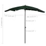 Gartenschirm mit grünem Mast 200x130 cm von vidaXL, Sonnenschirme - Ref: Foro24-315552, Preis: 34,19 €, Rabatt: %