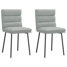 Sillas de comedor 2 unidades terciopelo gris claro von , Essstühle - Ref: Foro24-4101282, Preis: 97,45 €, Rabatt: %