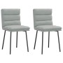 Sillas de comedor 2 unidades terciopelo gris claro von , Essstühle - Ref: Foro24-4101282, Preis: 97,45 €, Rabatt: %