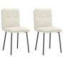 Sillas de comedor 2 unidades terciopelo crema von , Essstühle - Ref: Foro24-4101318, Preis: 89,81 €, Rabatt: %