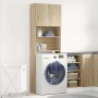 Armario de lavadora madera ingeniería roble Sonoma 64x24x190 cm von , Zubehör für Waschmaschinen und Trockner - Ref: Foro24-8...