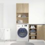 Armario de lavadora madera ingeniería roble Sonoma 64x24x190 cm von , Zubehör für Waschmaschinen und Trockner - Ref: Foro24-8...