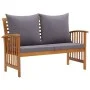 4-piece garden furniture set with solid acacia wood cushions by vidaXL, Garden sets - Ref: Foro24-3057979, Price: 445,24 €, D...