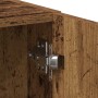 Armario lavadora madera ingeniería madera antigua 64x24x190 cm by , Accessories for washing machines and dryers - Ref: Foro24...
