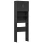 Armario de lavadora madera ingeniería negro 64x24x190 cm von , Zubehör für Waschmaschinen und Trockner - Ref: Foro24-862390, ...